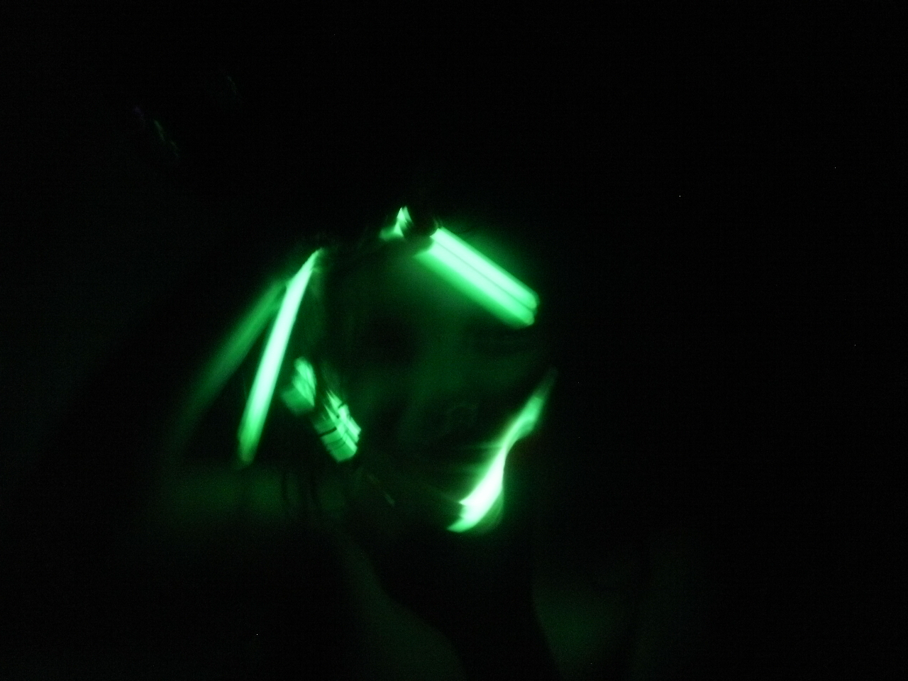 Everyday is a new adventure... A New Use for Glosticks!