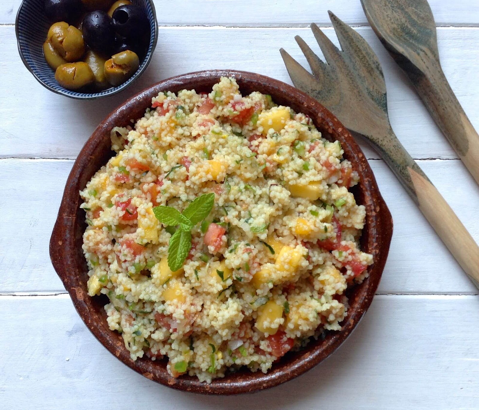 HOY COMEMOS SANO Receta de Taboulé (ensalada de couscous)
