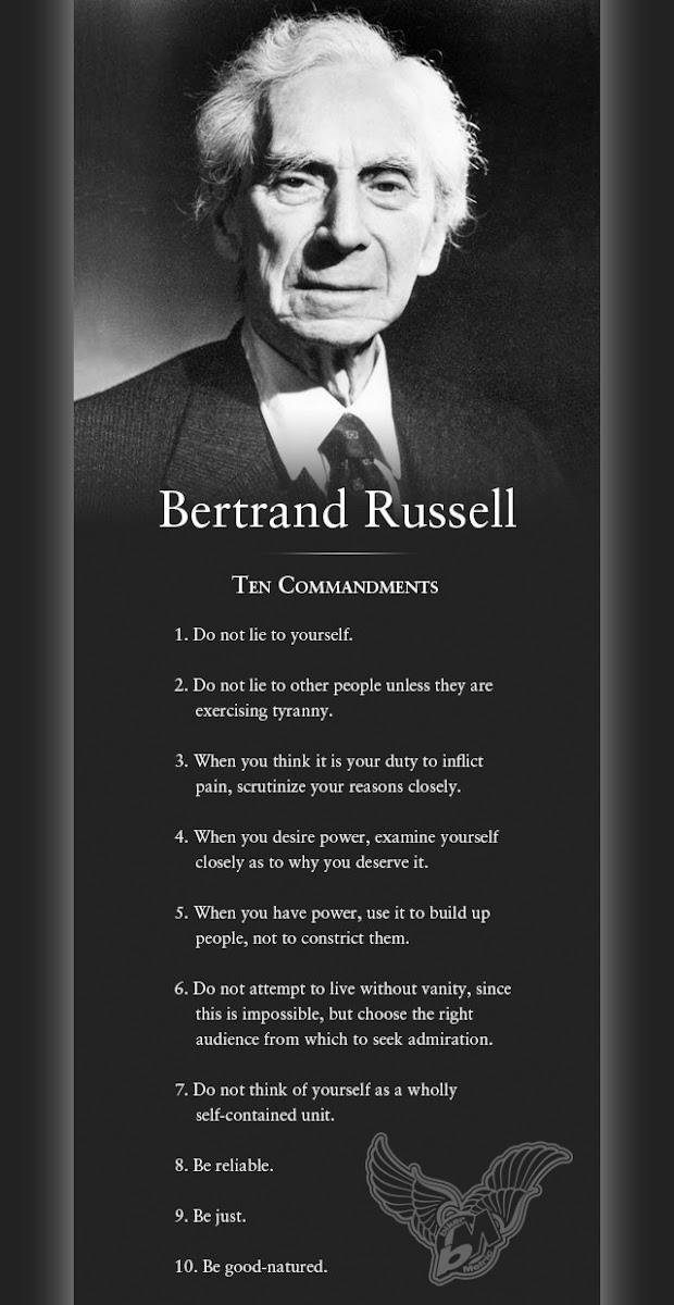 ten commandments by bertrand russell