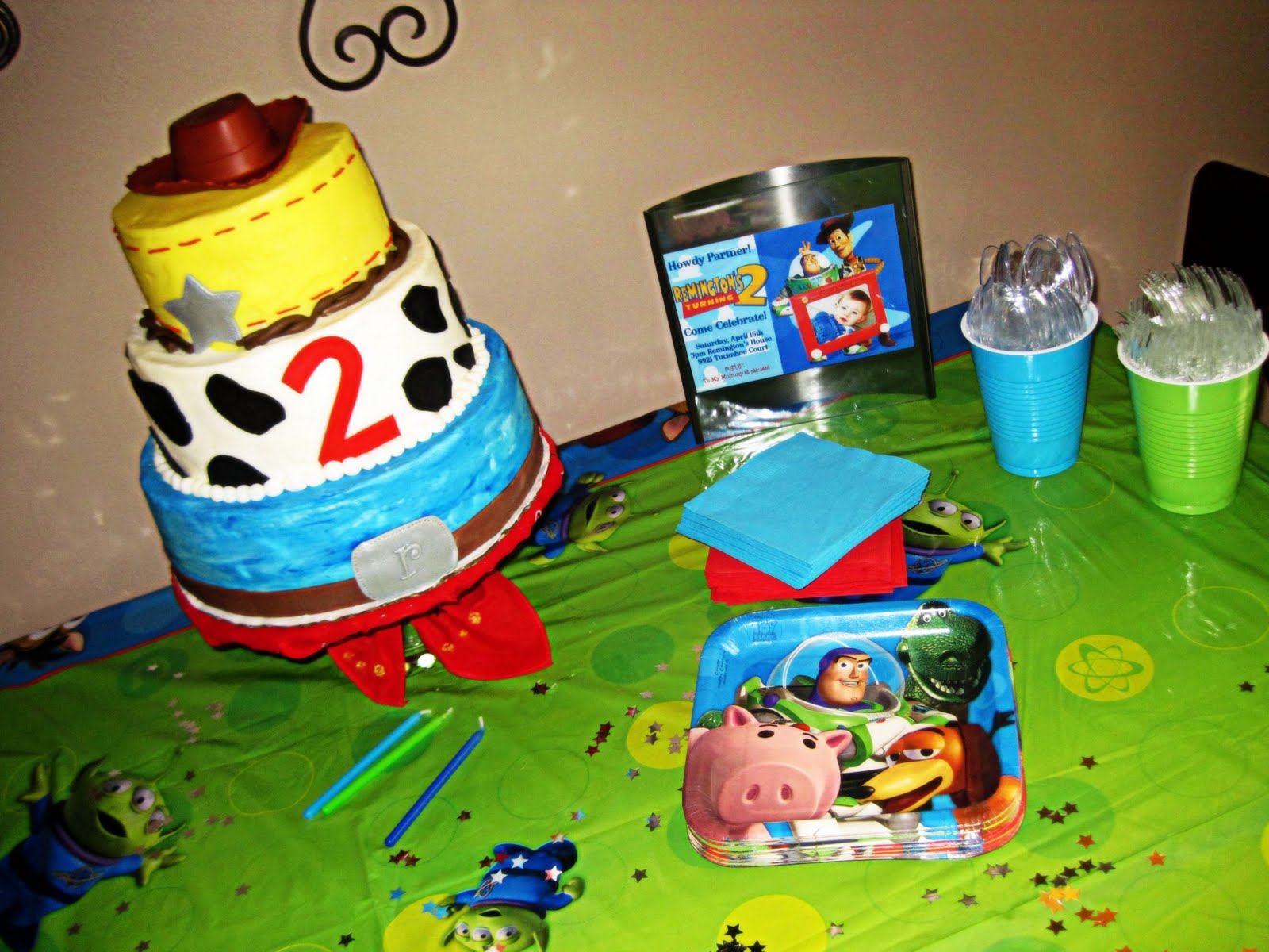 Have a Piece of Cake It's Toy Story 2nd Birthday Party!