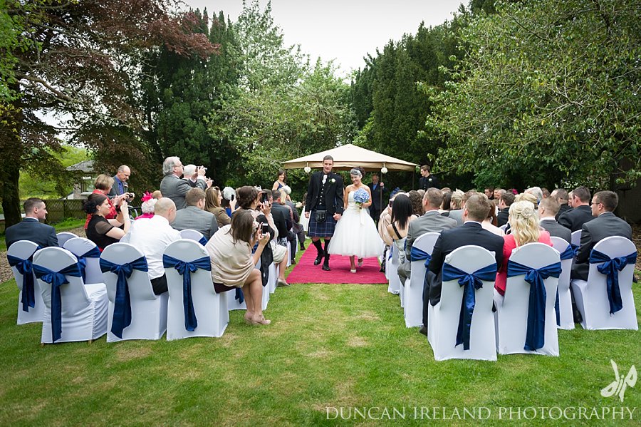 Gemma & Kevin's Moffat House Hotel Wedding Photography Duncan Ireland