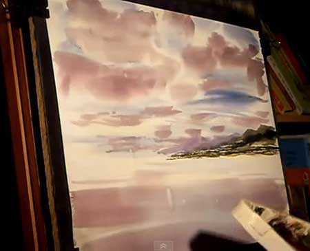 Watercolour Painting Lesson featuring Loch Fyne