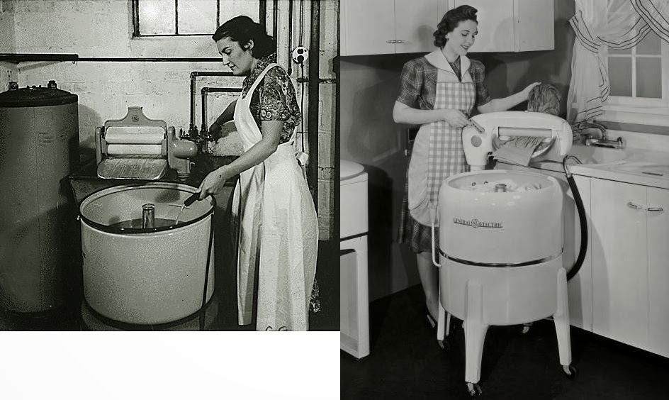 Suzy Homefaker Pink Lady Kenmore Wringer Washer