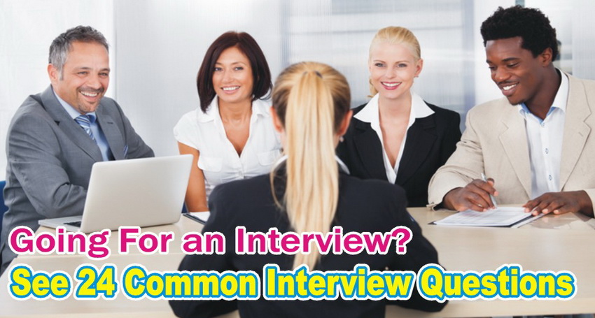 24 Most Common Job Interview Questions ~ Government Jobs, MCQs