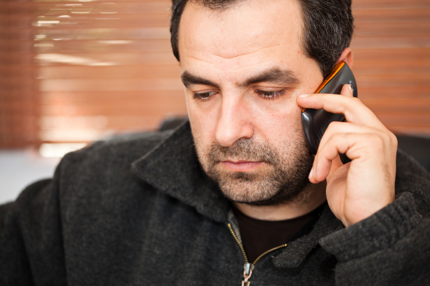 talking by phone