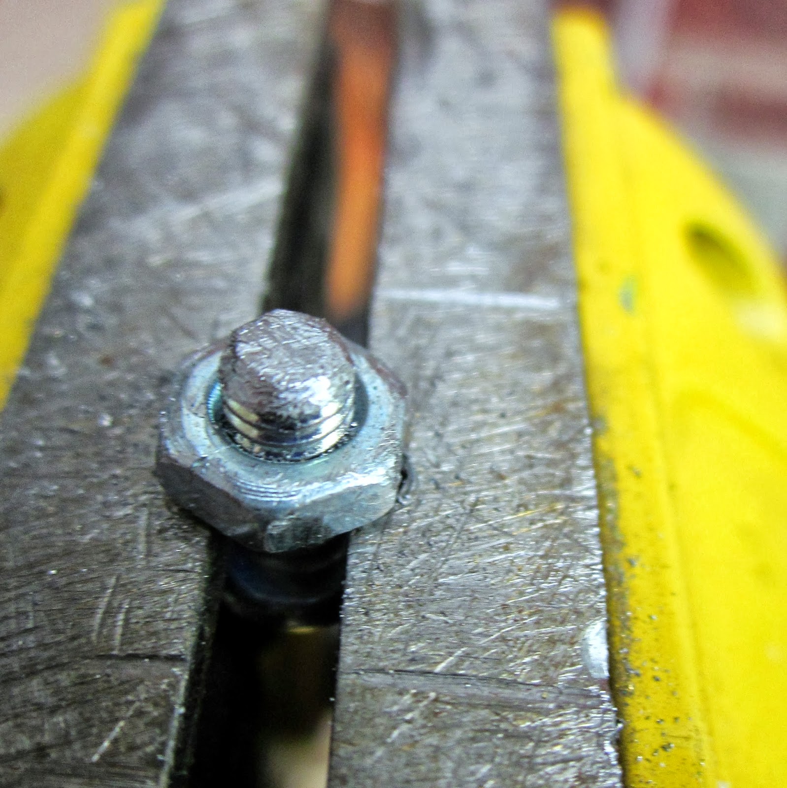 Peckforton Light Railway How I shorten bolts and screws