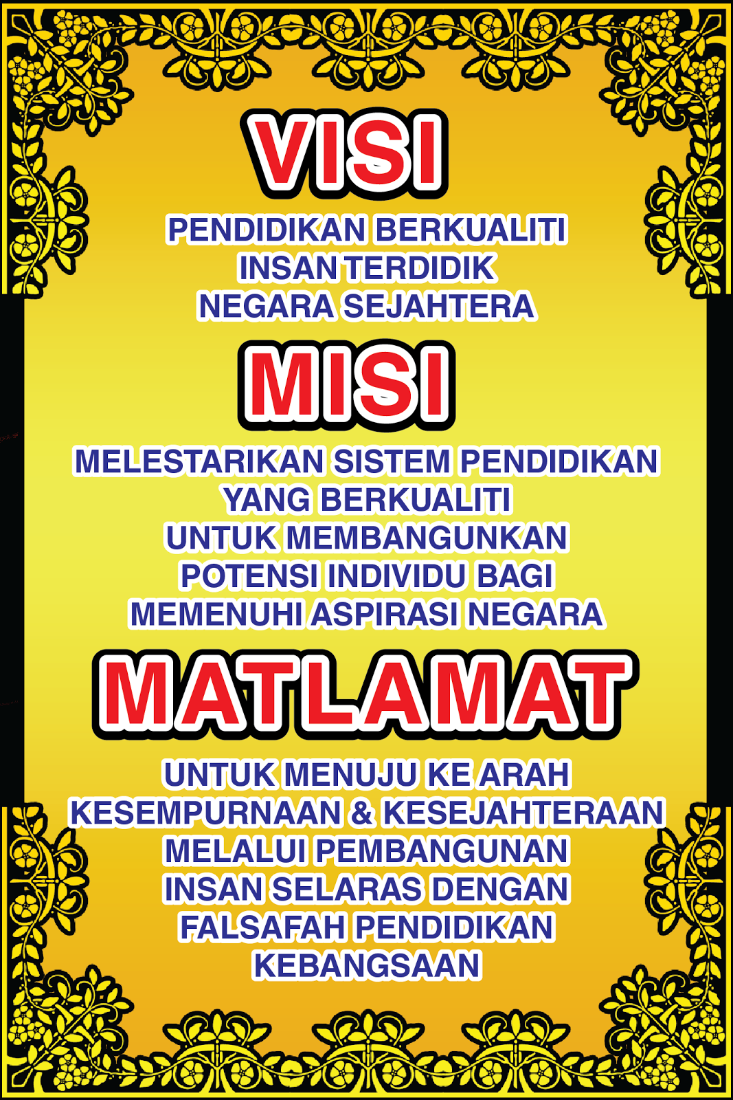 VISI MISI MATLAMAT