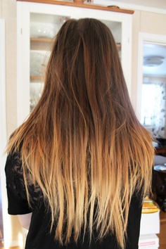 Blonde Butterflies Beauty Ombre Hair