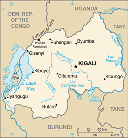 Rwanda Map