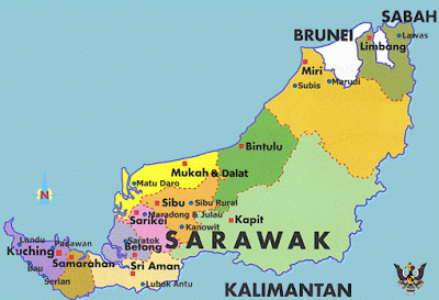 Sarawak Borneo Land Of Hornbill.: Introduction About Sarawak.