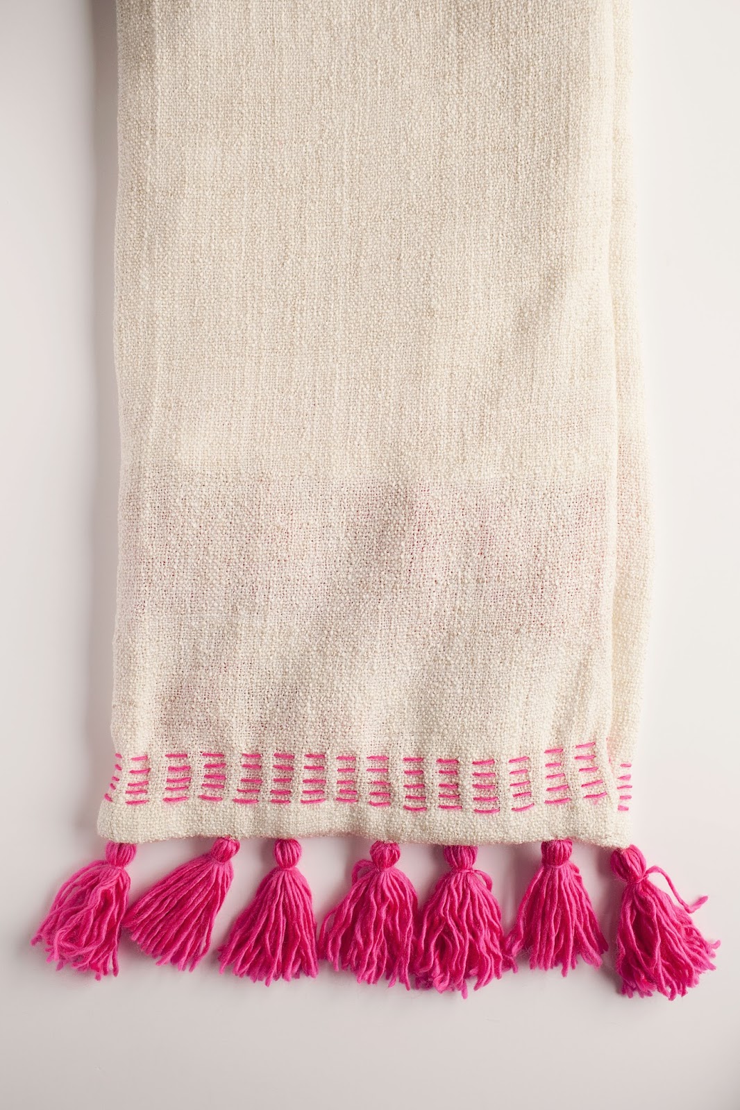 tell diy tassel blanket