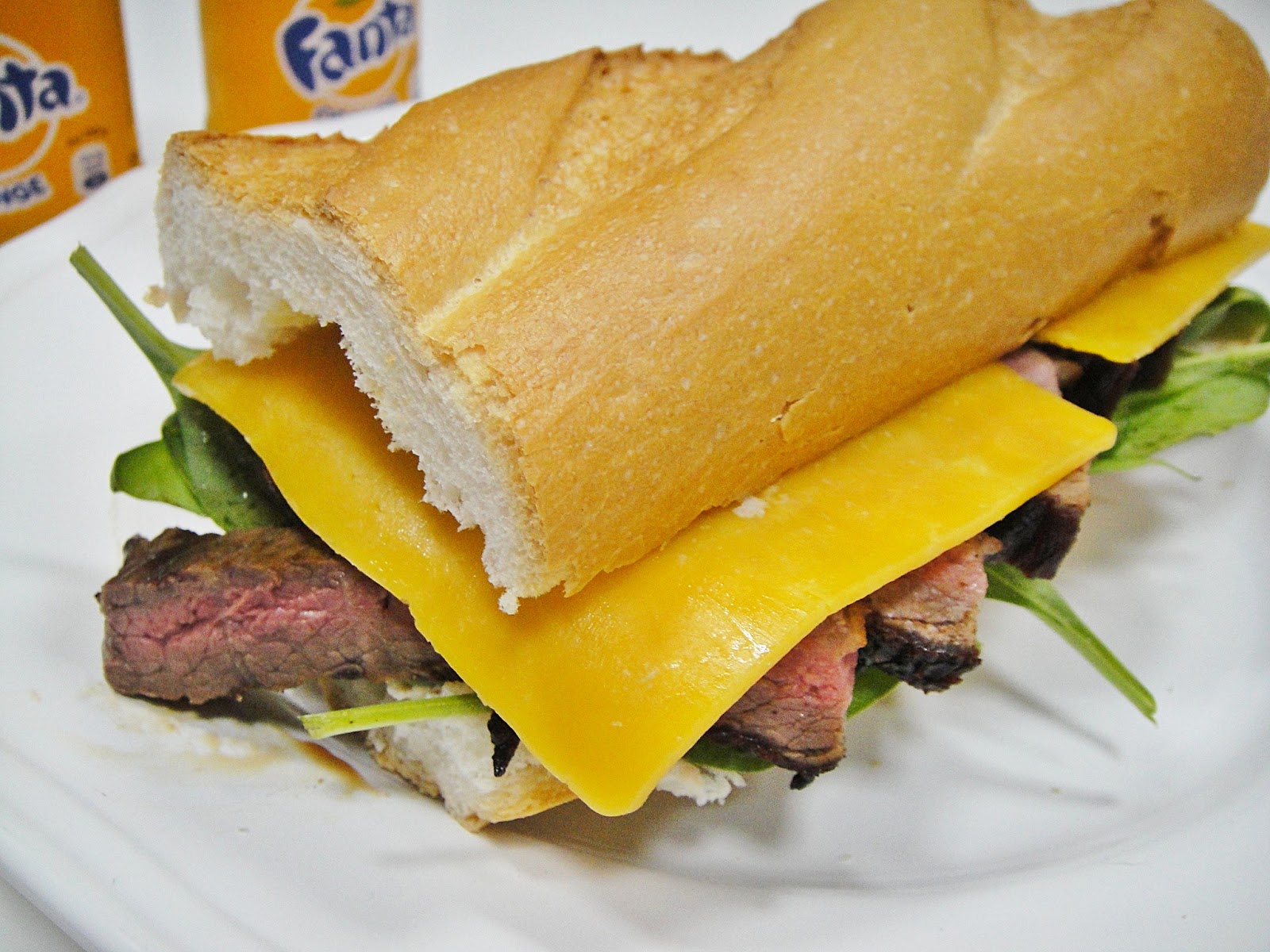 Maryam's Culinary Wonders 879. Steak Garlic Sandwich