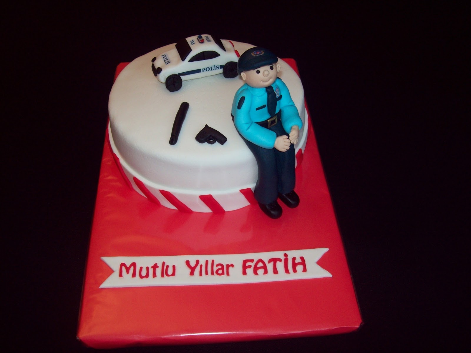 Cake FUNtastic POLİS TEMALI PASTA & POLICE MAN CAKE