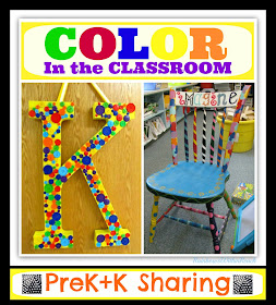 photo of: Color in the Classroom: Teacher DIY Inspiration at "PreK+K Sharing"