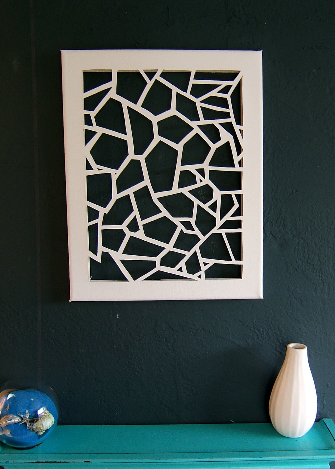 Free hand, geometrics. Reminds me of crystals or something.