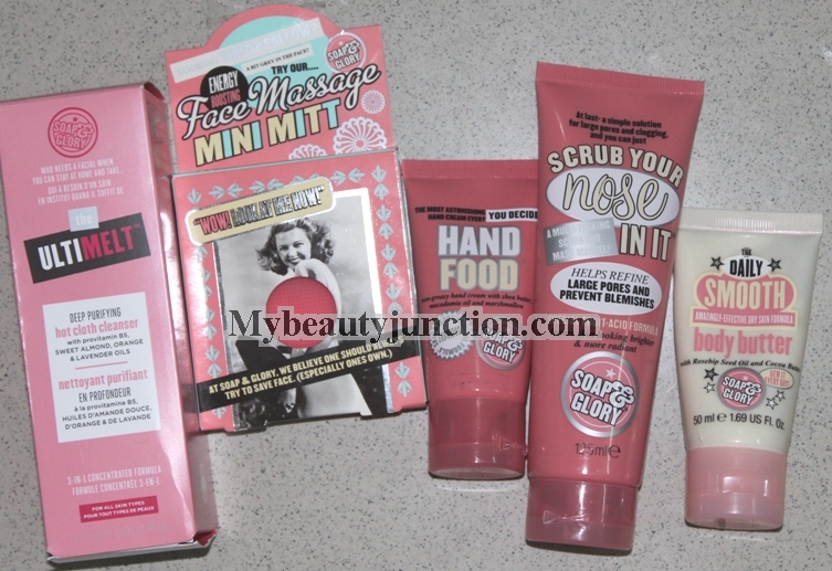 Soap and Glory skin care haul from Boots ME and quick thoughts