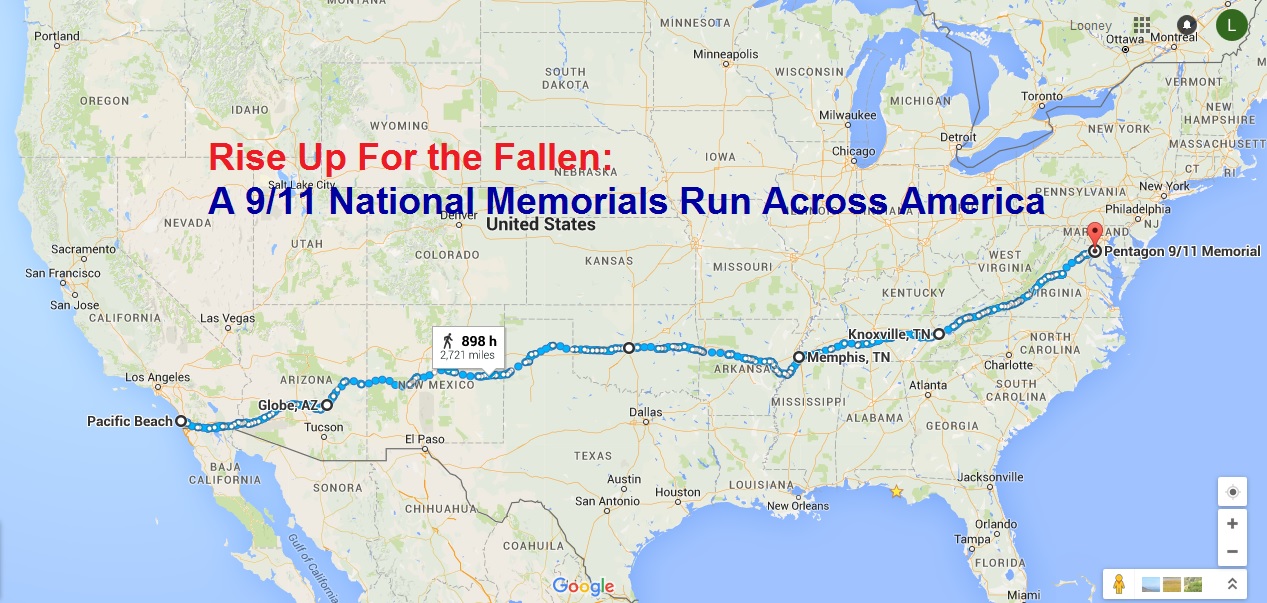 Rise Up For The Fallen: A 9/11 National Memorials Run Across America