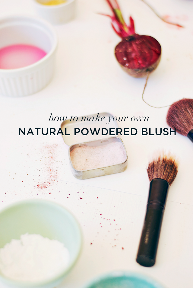 How To Make Your Own Natural Powdered Blush
