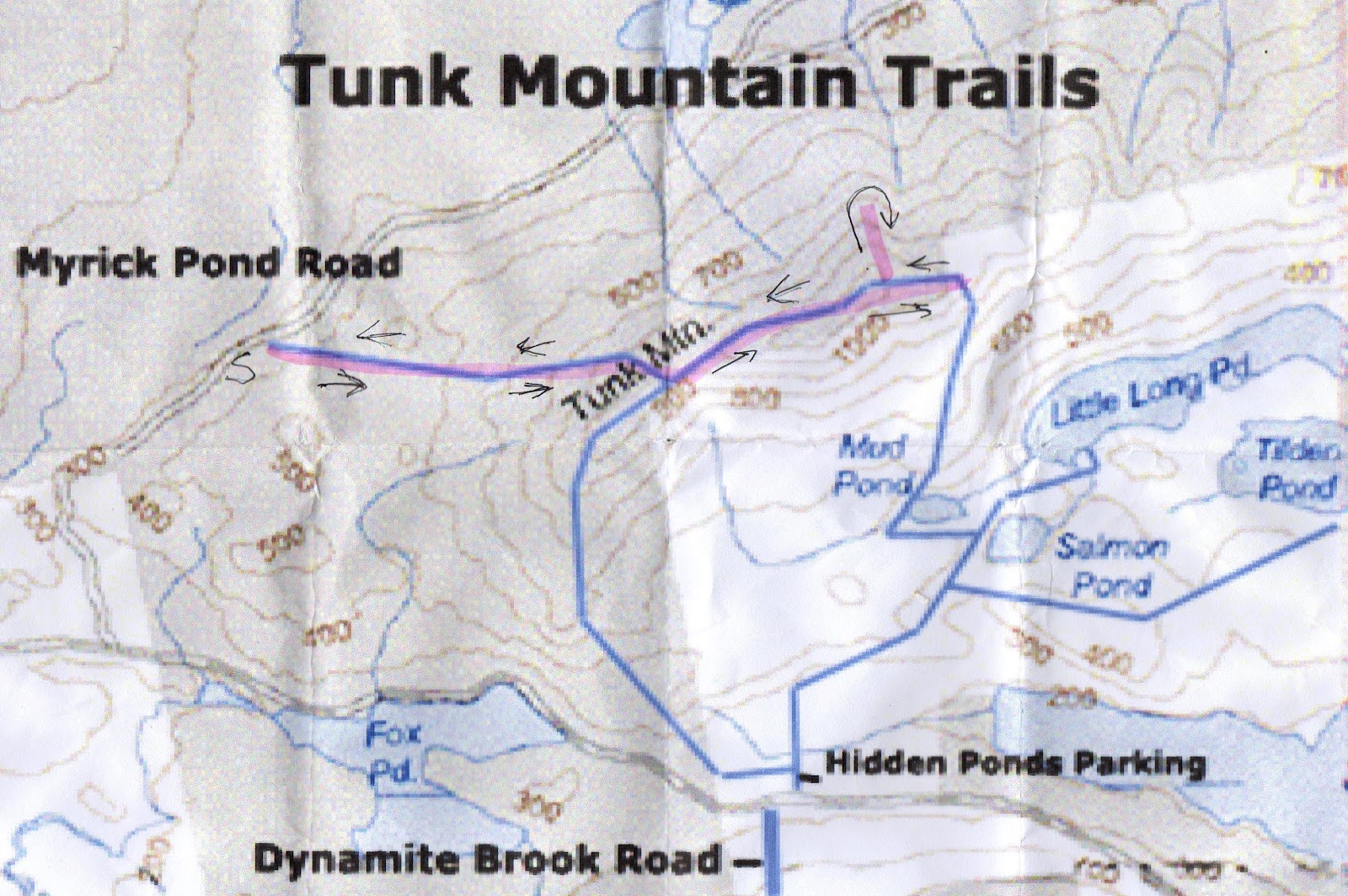 Hiking in Maine with Kelley 9/14/14 Tunk Mountain