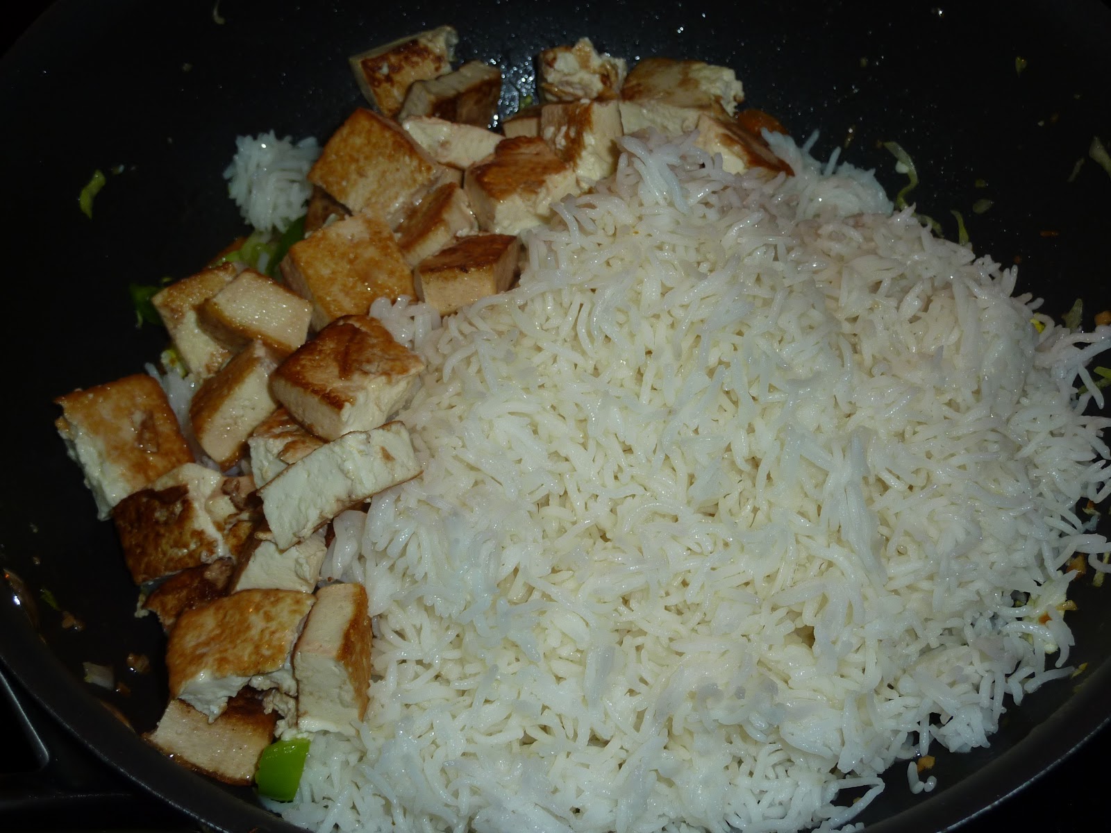 Aaha Oho Tofu Egg Fried Rice with Chilli Garlic Sauce