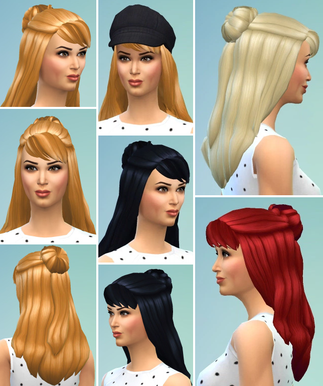 sims 4 curly bun sims 4 curly bun