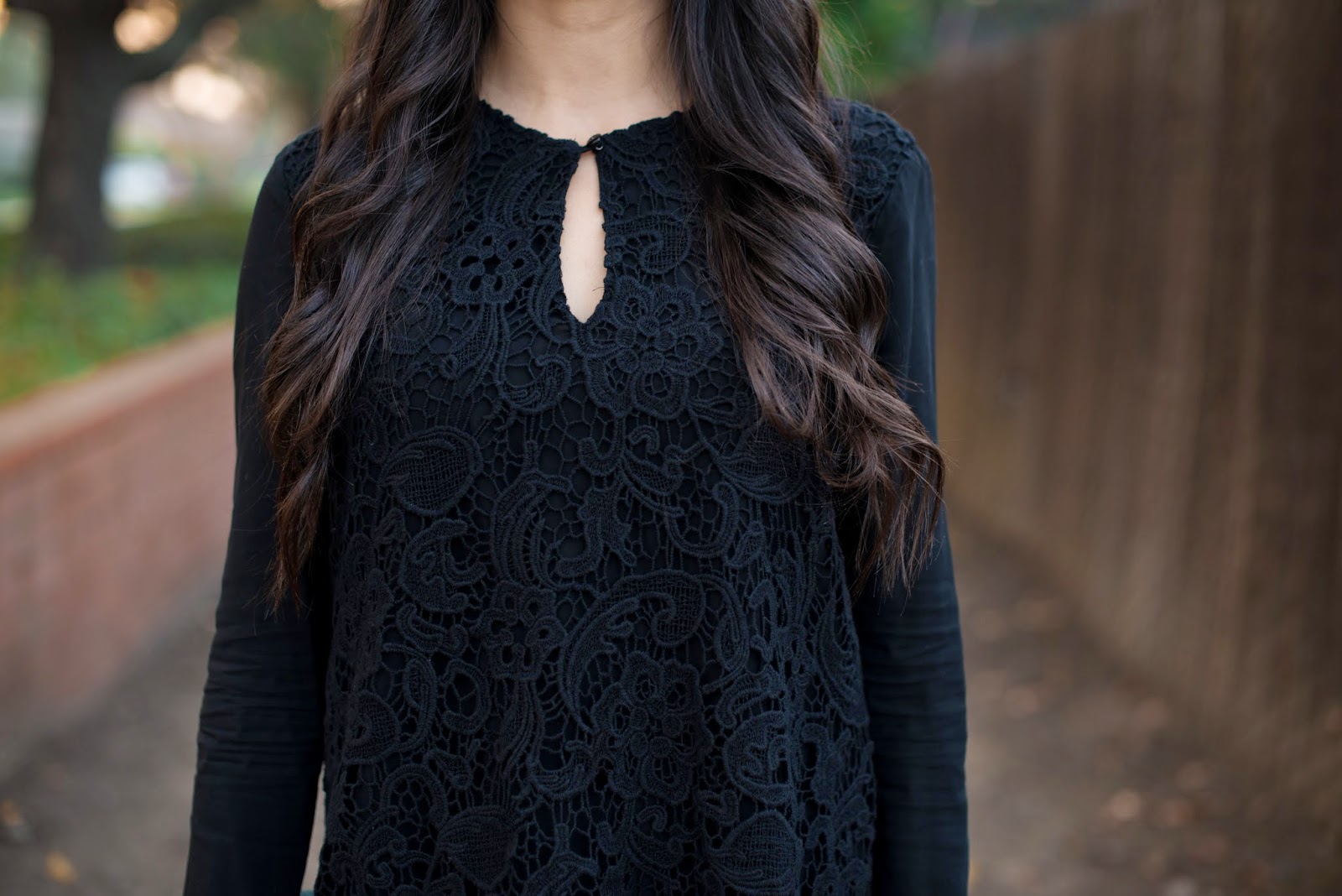 Restyle.Restore.Rejoice Layered Lace + Leather Pants