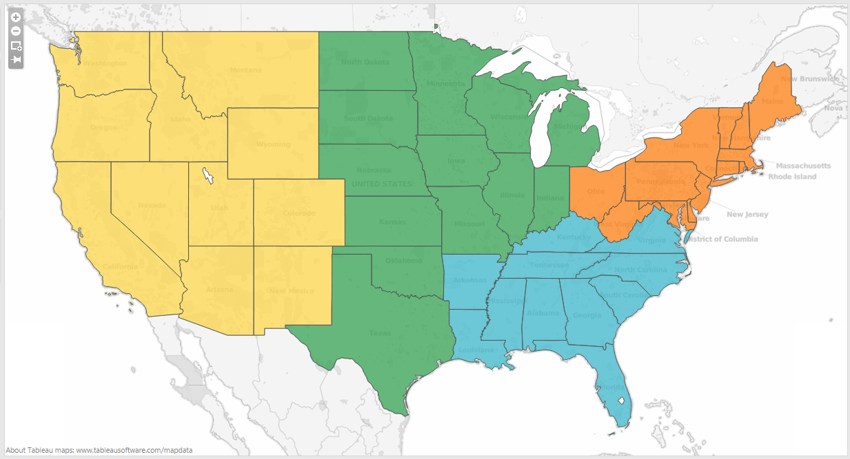 Dual Axis Map Tableau The Vizioneer: Day 3: Dual Axis Maps - Filled And Points