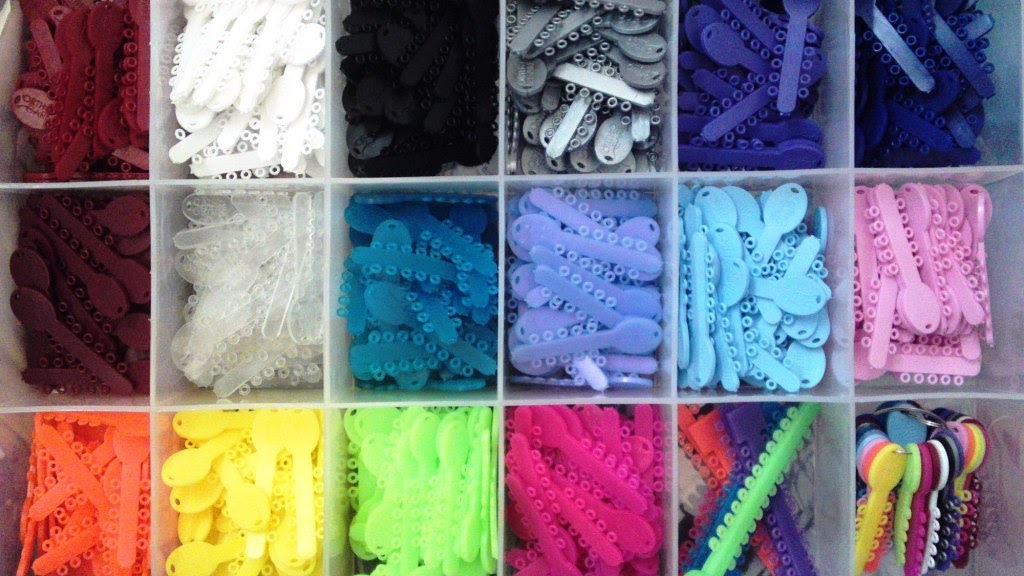 FANCY ELASTIC LIGATURES FOR BRACES Normal Elastic Ligatures (NEW)