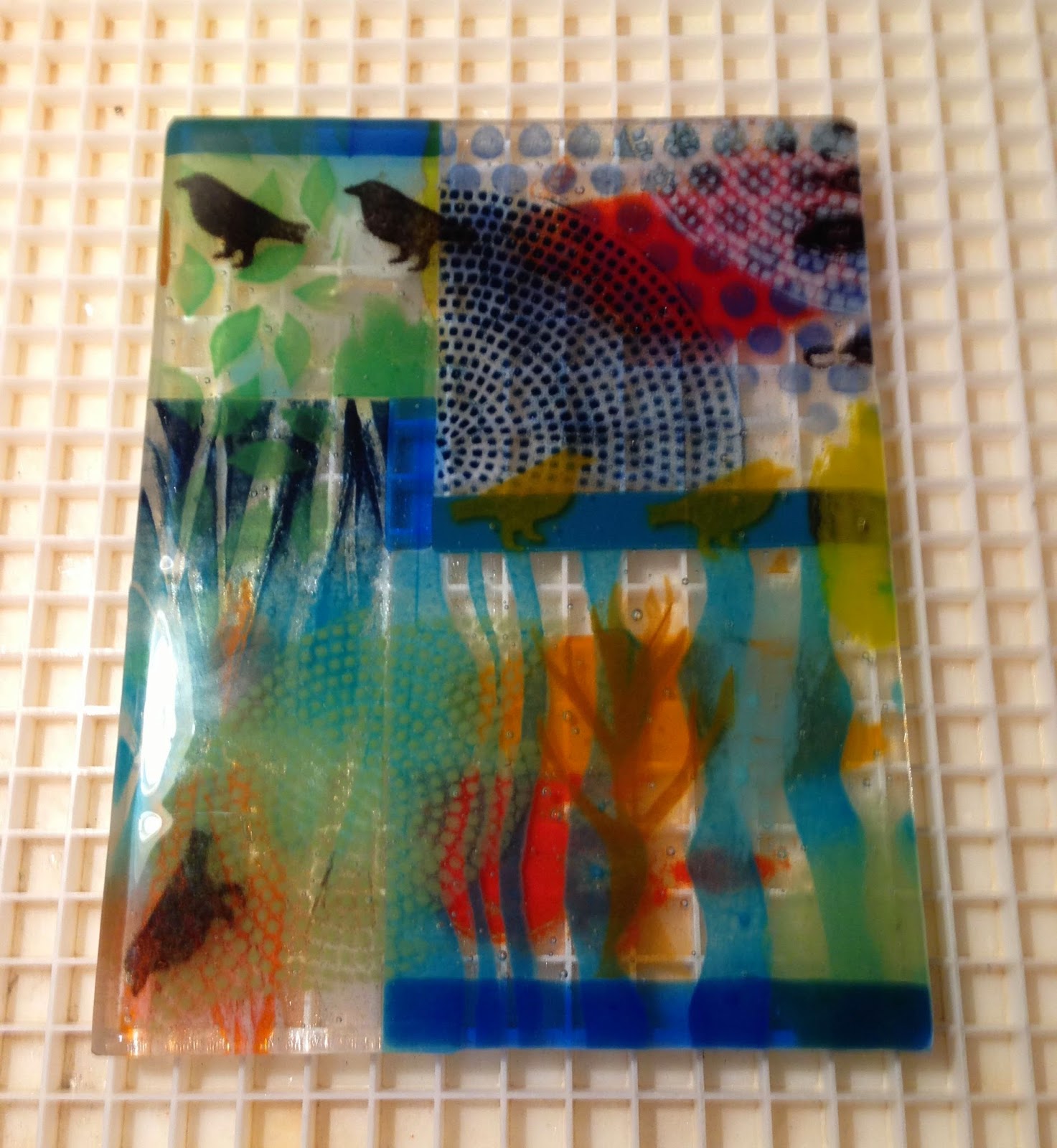360 Fusion Glass Blog Fused Glass Class Taking BE's Layered