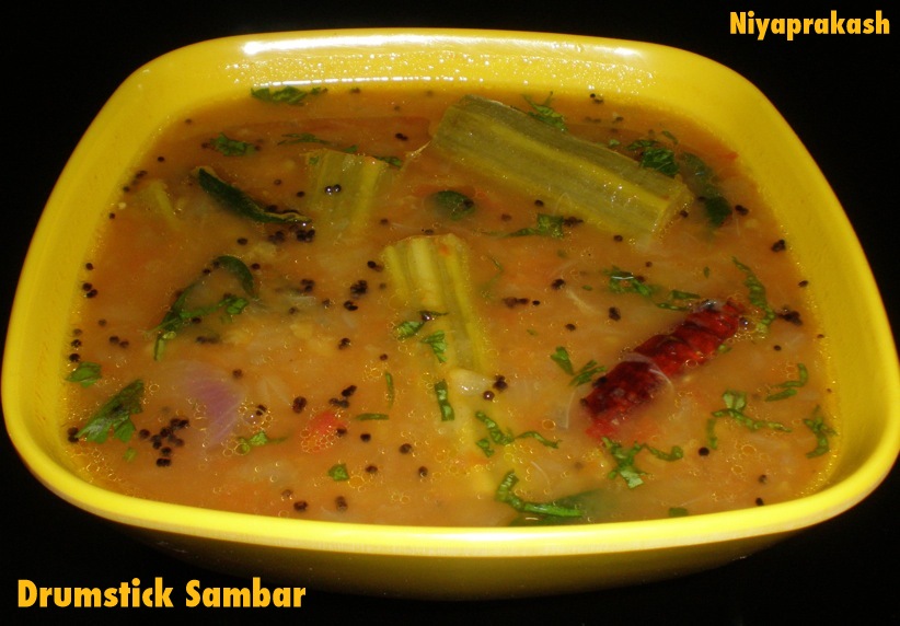 Niya's World Drumstick Sambar