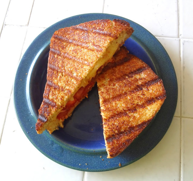 White Cheddar and Tomato Panini