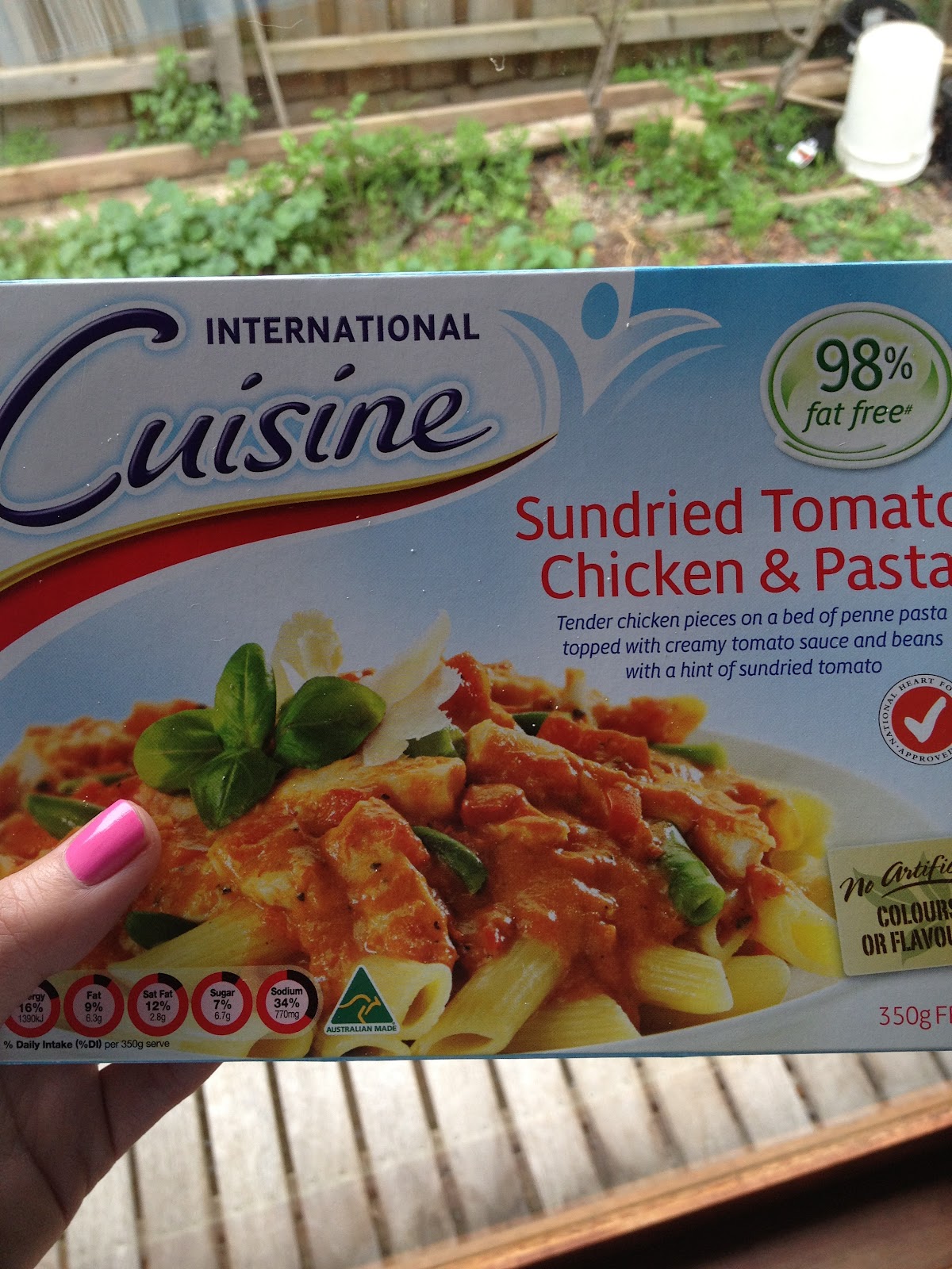 Pork Chop's Nest I love Aldi Frozen Meal Review Sundried Tomato Chicken
