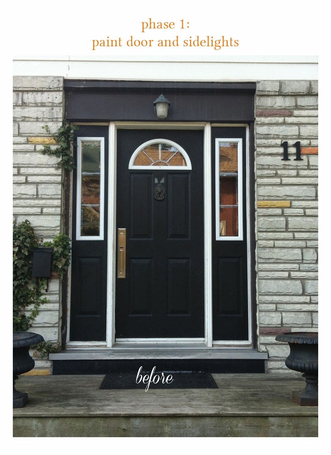 Paper Parade Co. an easy and inexpensive front door makeover