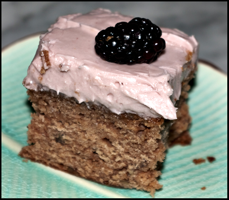 veggie num nums Blackberry Jam Cake and Ricotta Cheesecake Topped with