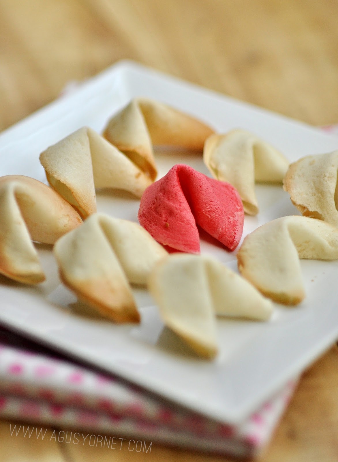 Valentine fortune cookies Galletitas de la fortuna de San Valentin