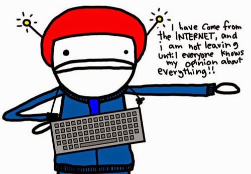 WW: Funny Cartoon About Blogging, kartun blogging, kartun blogger, internet dan blogger