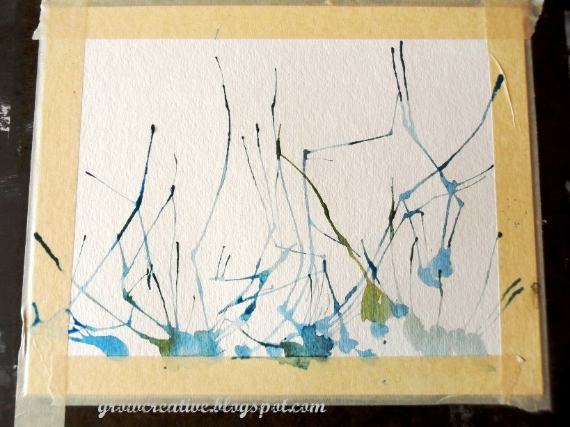 Grow Creative Blog Straw Painting Art Tutorial
