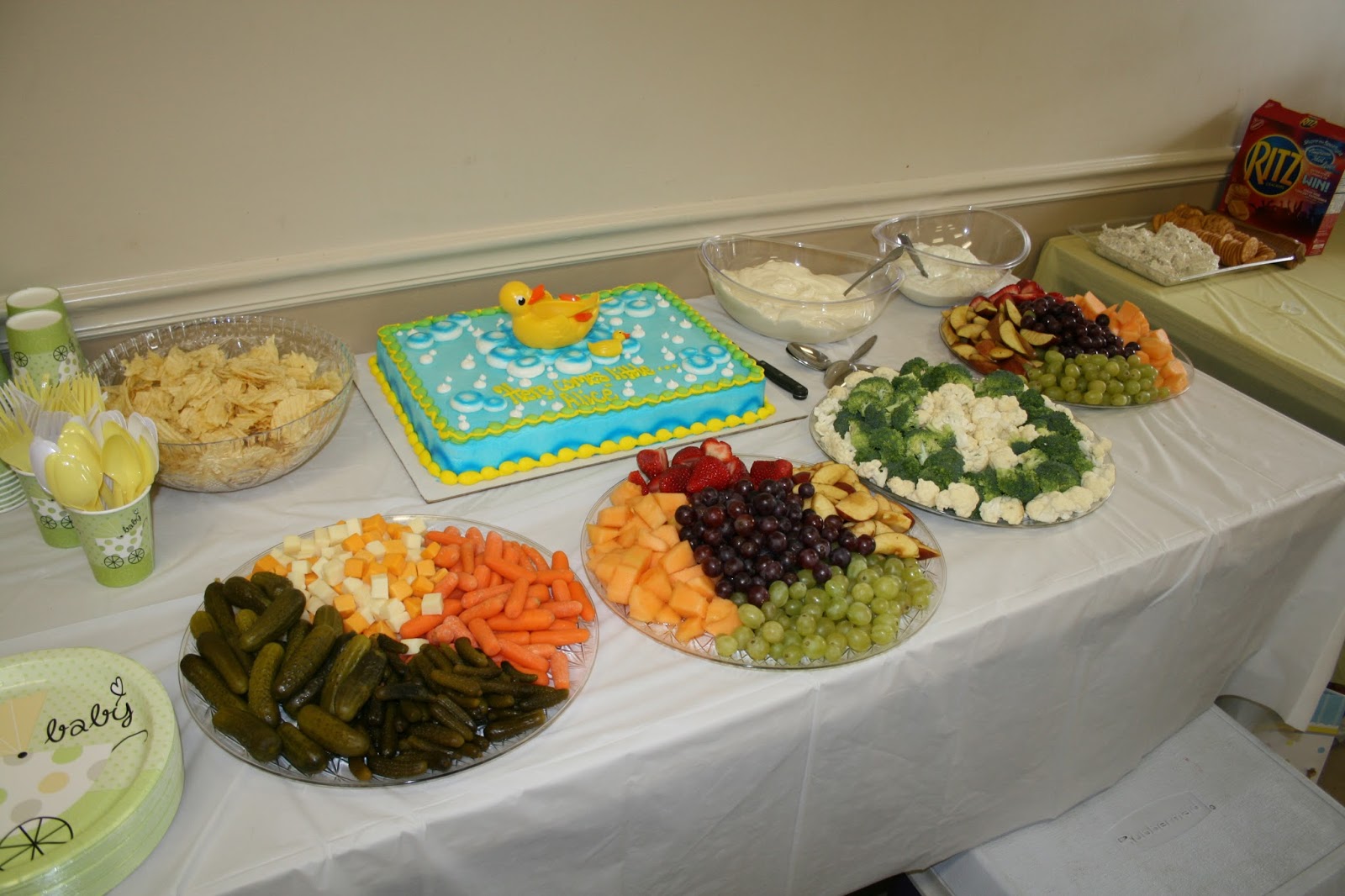 cheap baby shower food ideas