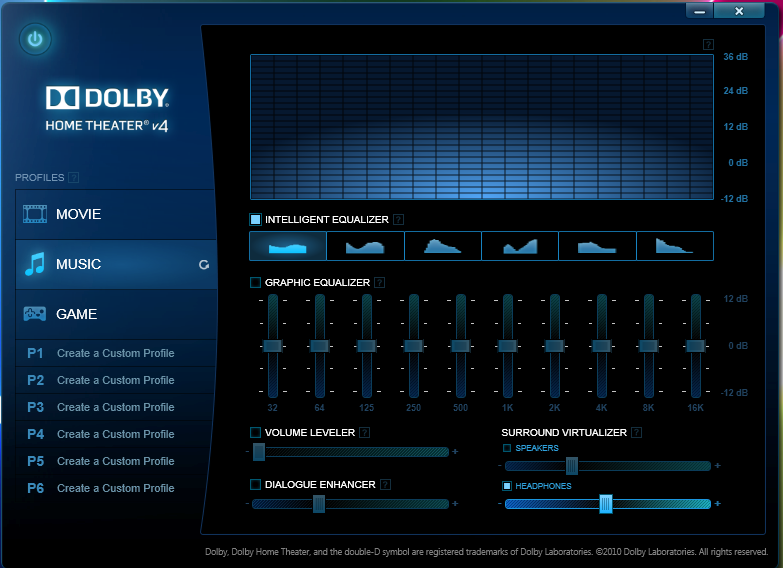 Dolby Home Theater V4    Windows 7 -  5