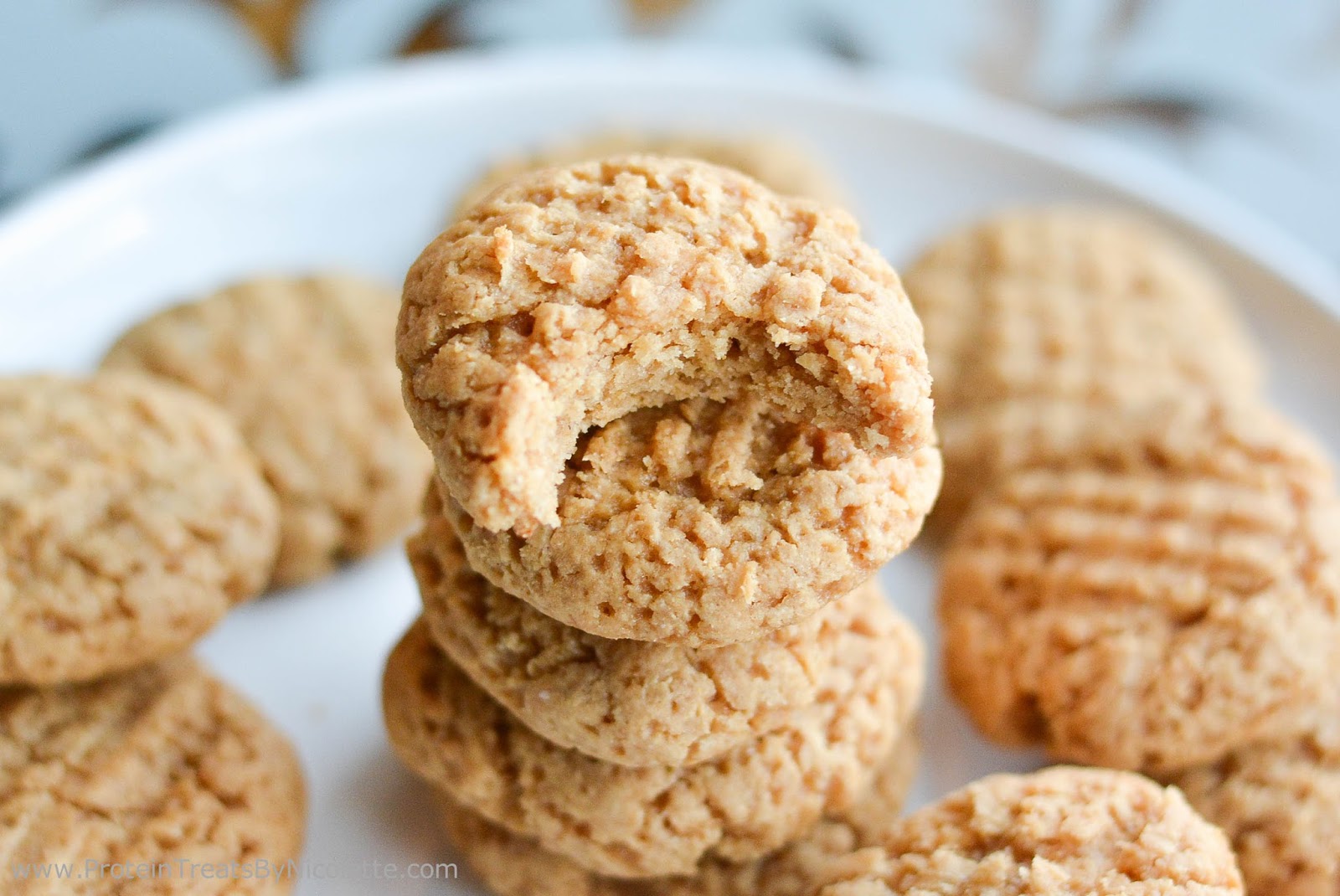 Protein Treats By Nicolette Chewy Peanut Butter Protein Cookies