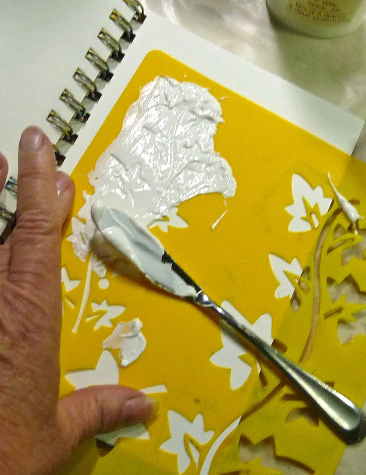 Linda Donnelly DIY Modeling paste for mixed media collage quick , easy