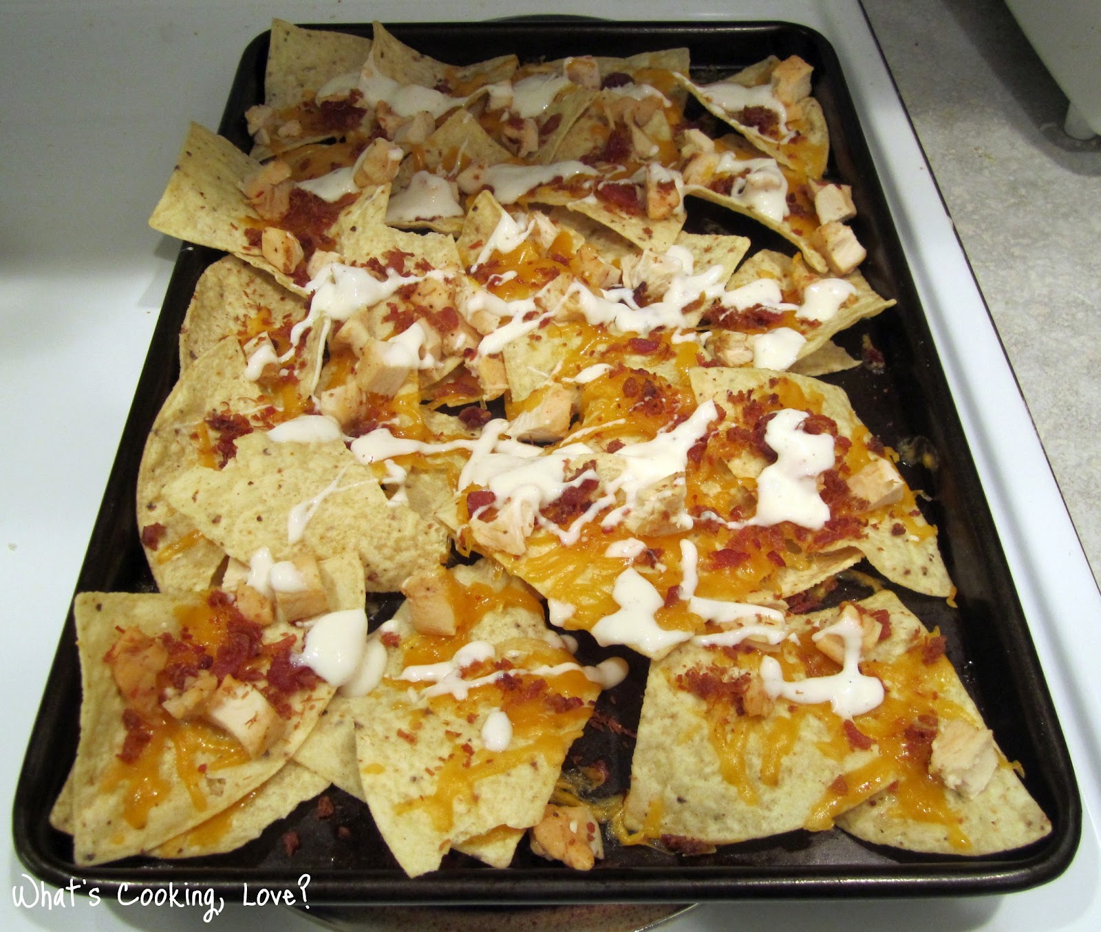 Chicken Bacon Ranch Nachos Whats Cooking Love?
