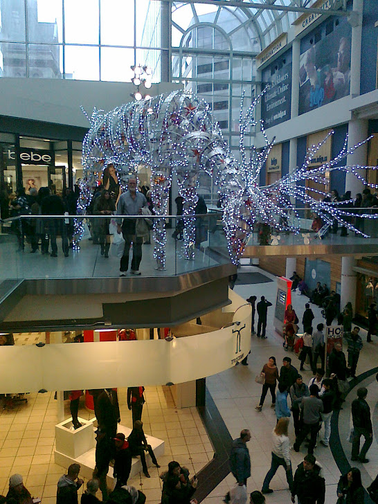 Reindeer at the Eaton Centre