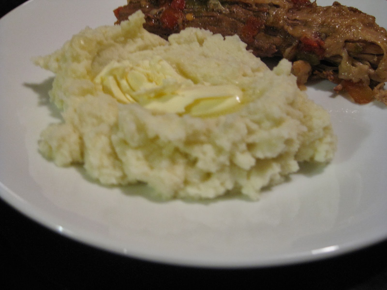 Elizabeth's Treasure Chest Chili Pot Roast with Cauliflower Mash