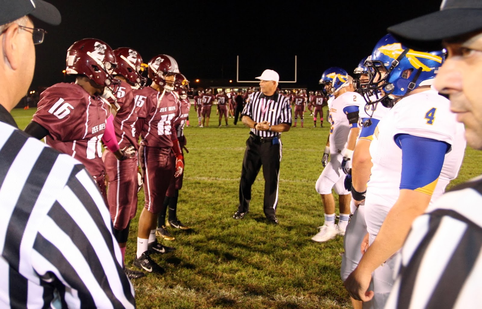 Mark Kodiak Ukena IHSA Varsity Football Lake Forest at ZionBenton