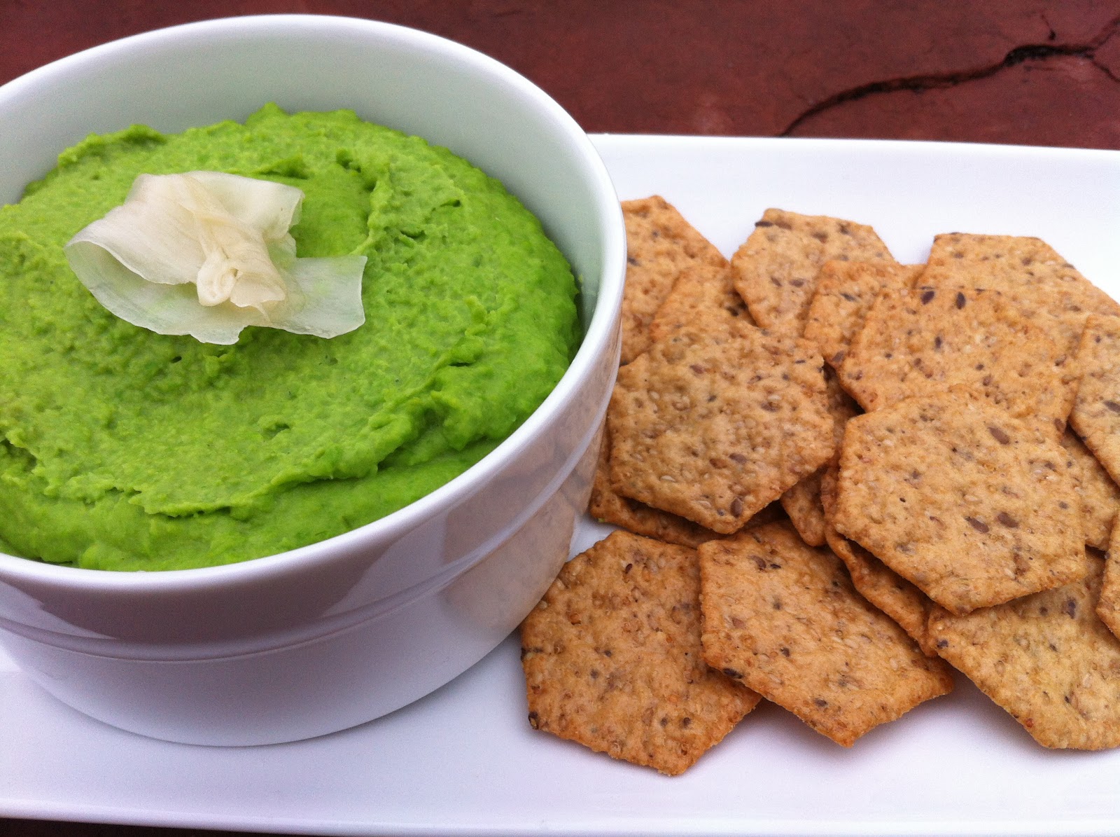 devour Wasabi Ginger Pea Dip