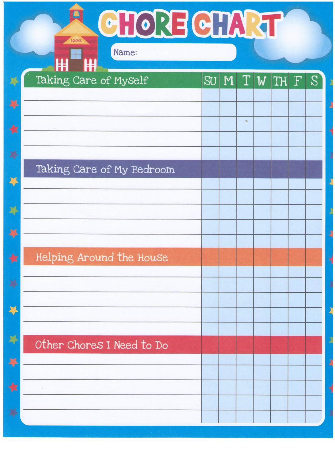 Family Chore Chart
