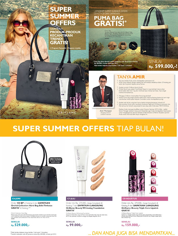 A SUPER SUMMER PROMO FROM ORIFLAME FOR YOU....