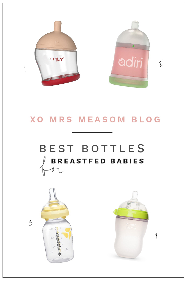xo, mrs measom Bottles For Breastfed Babies
