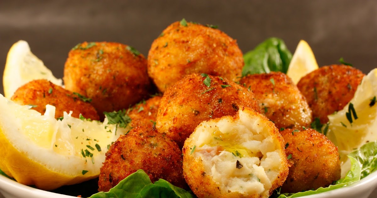 Chef Chuck's Cucina Chef Chuck's Fried Cod Fish Balls